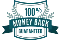 100% money back guaranteed